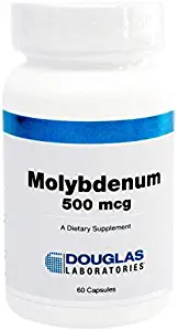 Molybdenum, 500 mcg, 60 Capsules