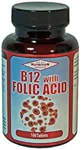 B-12 w/folic Acid (1000/100mcg/100 Capsules)