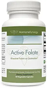 Active Folate | Optimized Folate - 60 Veg Caps | 2,000 mcg | 5-MTHF (as 5-methyltetrahydrofolate) *per Serving | Bioactive folate as Quatrefolic | Pharmaceutical Grade