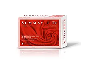 Summavit Fe - 30 Capsules - A Combination of Iron and Vitamin B12 - Suitable for Vegetarians and Vegans