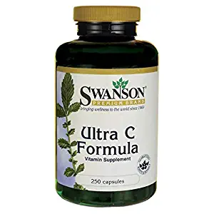 Swanson Vitamin C Formula Immune System Support Skin Cardiovascular Health Antioxidant Supplement 50 mg 250 Capsules (Caps)