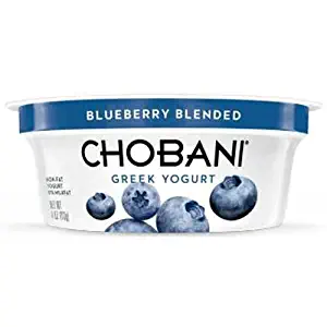 Chobani Blueberry Greek Yogurt, 4 Ounce -- 12 per case.