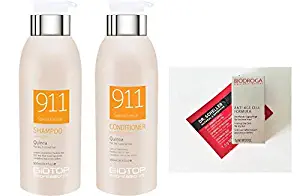 Biotop Professional 911 Quinoa Shampoo and Conditioner DUO 16.9 oz. each + 2 Free Samples