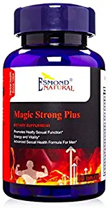 Esmond Natural: Magic Strong Plus (Advanced Sexual Health Formula for Men) 60 Tablets - Made in USA, FDA Registered Facility, GMP, Natural Products Association Certified