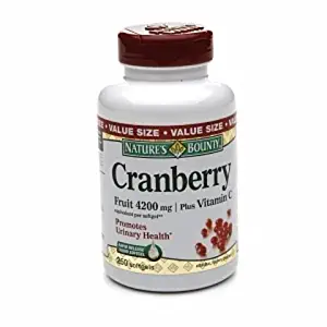 Nature's Bounty Cranberry Fruit 4200mg/ Plus Vitamin C, 500 Softgels Bounty-kuwr by Nature's Bounty