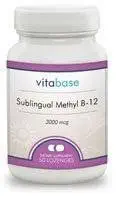 Sublingual Methyl B-12 (3000 mcg) 50 Lozenges per Bottle (3 Pack)