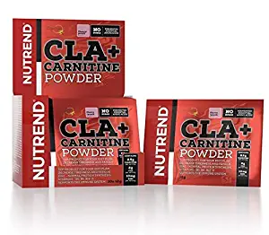 Nutrend CLA + Carnitine Cherry + Punch 10x12g for Your Weight Loss Plan – Instant Drink Without Sugar and preservatives, which Lowers Physical and Mental Tiredness vitamines B5, B6, B12 and D