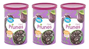 18 Oz Great Value Pitted Dried Prunes (Pack of 3)