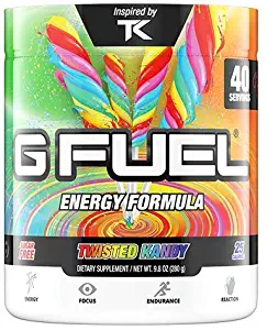 G Fuel Twisted Kandy Tub (40 Servings) Elite Energy and Endurance Formula Inspired by TK