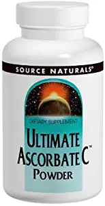 Source Naturals Ultimate Ascorbate C Powder - Vitamin C - 1000 mg Supports Immune System - 4 oz