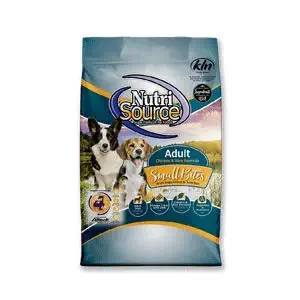NutriSource Adult Chicken & Rice Small Bites Dog Food 5lb