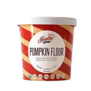 Hearthy Foods Delicious Pumpkin Flour, Gluten Free, Non-GMO, Sixteen Ounces