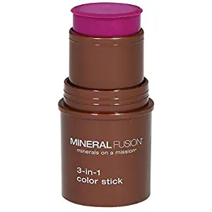 Mineral Fusion 3-in-1 Color Stick, Berry Glow.18 Ounce
