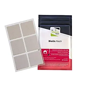 Biotin Plus Topical Patch for Hair, Skin, and Nails by MVP (1-Month Supply)