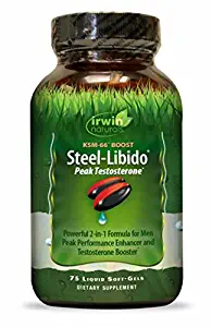 Irwin Naturals Steel Libido Peak Testosterone, 75 Count