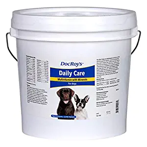 Doc Roy's Daily Care Multivitamin with Minerals for Dogs- Canine Daily Health Supplement- 2500 Tablets