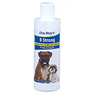 Doc Roy's B Strong - B Vitamin, Iron and Mineral Supplement- for Dogs and Puppies- 8 oz Liquid
