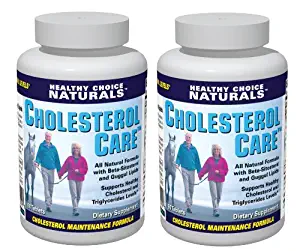 Cholesterol Care Supplement – All Natural Formula (2 bottles/120 Tablets)