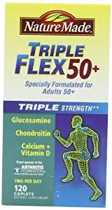 Nature Made Triple Flex 50+, Value Size 120 Caplets (Pack of 3) by Nature Made