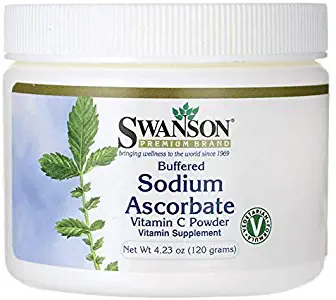 Swanson Buffered Sodium Ascorbate Vitamin C Powder 4.23 Ounce (120 g) Pwdr