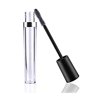 Onwon 2 Pcs 8 mL Empty Mascara Tubes With Eyelash Wand, Rubber Inserts and Funnels for Castor Oil, Ideal Kit for DIY Cosmetics, Includes 2 tubes, 2 rubber inserts and 2 funnels