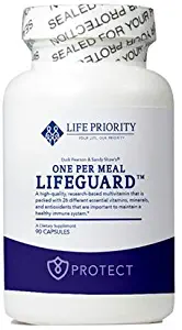 ONE PER Meal Lifeguard™ - Multi-Vitamin with 25 Essential nutrients by Durk Pearson and Sandy Shaw