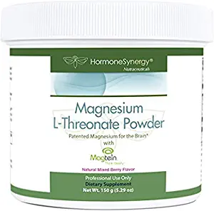 Magnesium L-Threonate Powder w/Magtein | Patented for Brain Health* | 60 Mixed Berry Flavor Servings