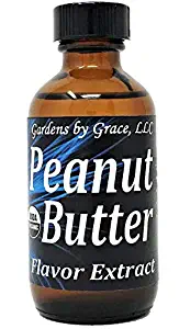 Organic Flavor Extract Peanut Butter | Use in Gourmet Snacks, Candy, Beverages, Baking, Ice Cream, Frosting, Syrup and More | GMO-Free, Vegan, Gluten-Free, 2 oz