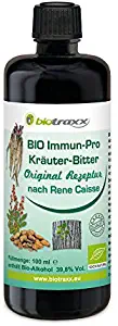 Biotraxx 100% Natural and powerful supplement IMMUNE SYSTEM BOOSTER and SUPPORT concetrated tincture, made to the original recipe from Dr.Rene Caisse. 100ml. Full of Vitamins and Minerals. Germany.