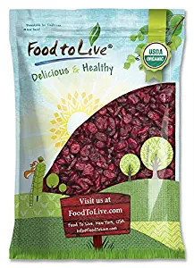 Organic Dried Cranberries, 5 Pounds — Non-GMO, Kosher, Unsulfured, Bulk