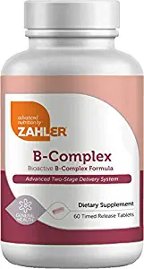 Zahlers B Complex Formula Time Release - 60 Capsules