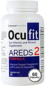 Ocufit AREDS 2 Formula Eye Vitamin & Mineral Supplement (60/CT) Free Shipping