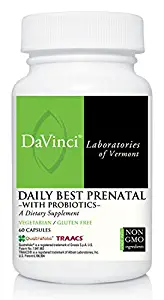 Davinci Labs Daily Best Prenatal with Probiotics - 60 Capsules