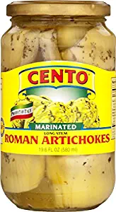 Cento - Marinated Long Stem Roman Artichokes, (2)- 19.6 oz. Jars