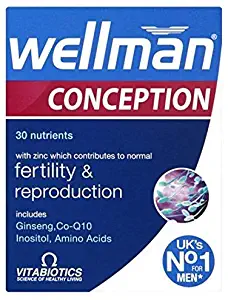 Vitabiotics Wellman Conception - 30 Tablets - 2 Pack