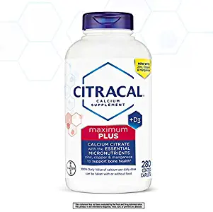 Citracal Maximum with Vitamin D3, 280 ct (2 Pack)