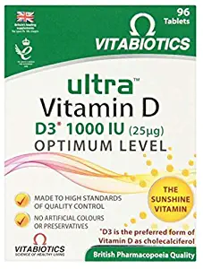 Vitabiotics Ultra D3 Tablets - 96 Tablets - 2 Pack