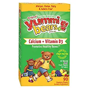 Yummi Bears Vegetarian Calcium with Vitamin D 90 ea by Yummi Bears