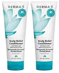 Derma E Scalp Relief Conditioner (Pack of 2) With Pro-Vitamin B5, Tea Tree, Aloe Vera, Vitamin E, Vitamin A and Botanicals, 8 oz. each.