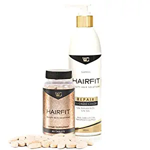 HAIRFIT Hair Repair Kit: Vitamins + Shampoo