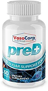 VasoCorp Diabetic Support Formula Blood Sugar Support Pre-D