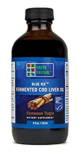 BLUE ICE Fermented Cod Liver Oil (Liquid 237 ml) (Cinnamon Tingle)