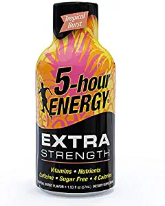 5 Hour Energy Extra Strength, Tropical Burst (12 Count) 7-Eleven Exclusive