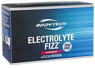 BodyTech Electrolyte Fizz Packets, Watermelon Supports Energy Endurance with 1200MG of Vitamin C, On The Go Refreshment (30 Packets)