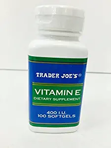 Trader Joe's Vitamin E 400 I.U 100 Softgels (1 bottle)