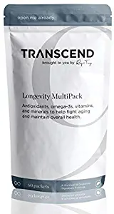 Transcend (Formerly Ray & Terry's) Longevity Multipack (30 Day Supply): Optimal Multi-Vitamin, Omega-3s, Antioxidants and Anti-Aging Supplements in Convenient AM/PM Dosage Packets