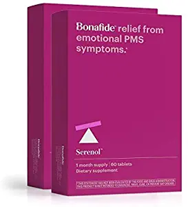 Bonafide – Serenol Multi-Symptom PMS Relief – Drug-Free PMS Treatment (2 Month)