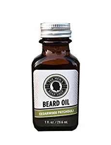 100% All-Natural The Men's Soap Shop Beard Oil Cedarwood Patchouli