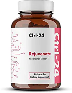 Rejuvenate - Natural Hair Skin and Nails Vitamins with Turmeric 95% Curcuminoids - Advanced Premium Nootropics - Biotin, Collagen - 90 Veg Capsules - Non-GMO