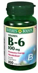 NATURES BOUNTY VIT B-6 100MG 650 100TB by NATURE'S BOUNTY ***